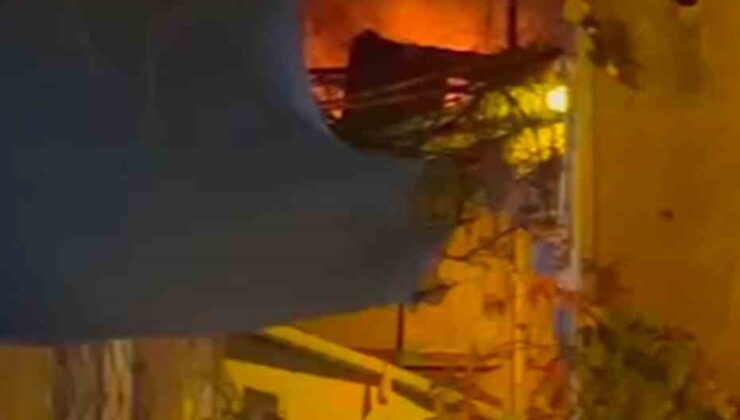 Beyoğlu’nda korkutan yangın