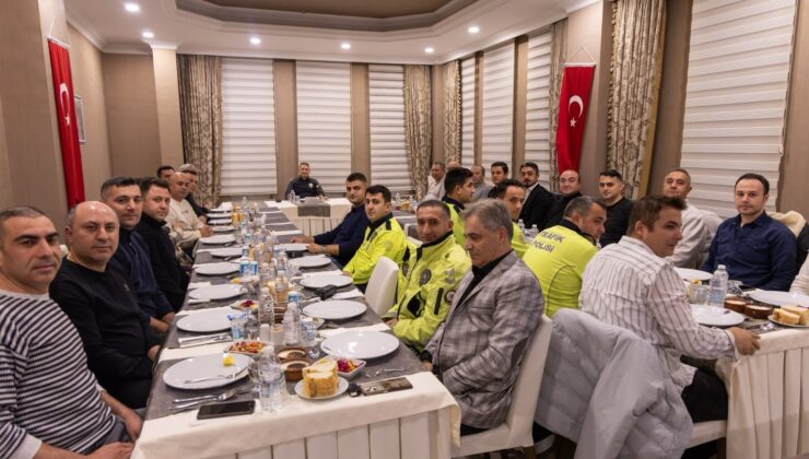 Bilecik emniyetinde emekliye ayrılan personele veda