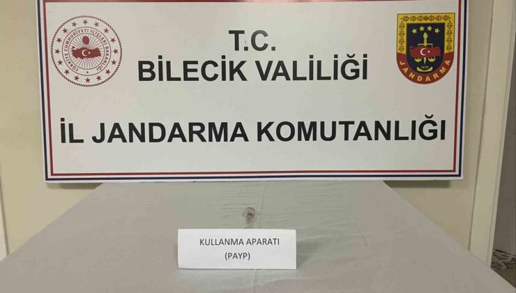 Bilecik’te ’Dur’ ihtiyarına araç içinden payp çıktı