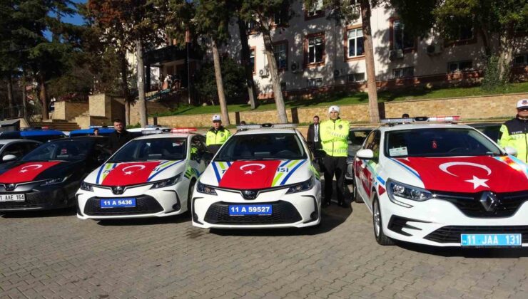 Bilecik’te emniyet ve jandarmanın araç filosu güçlendi: 67 araç hizmette alındı