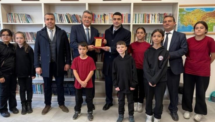 Bilecik’te hayırsever desteğiyle okul kütüphanesi yenilendi