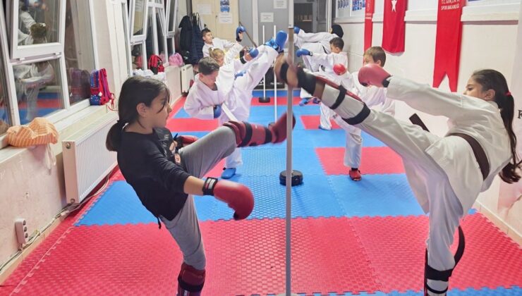 Bilecik’te karate spor okullarında yoğun tempo
