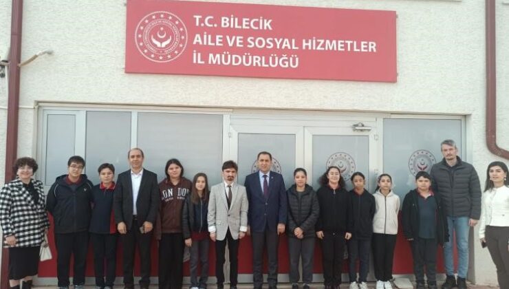 Bilecik’te öğrenciler sosyal hizmetleri yerinde inceledi