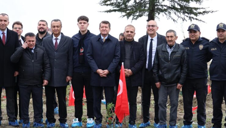 Bilecik’te şehitler adına fidan dikimi gerçekleştirildi