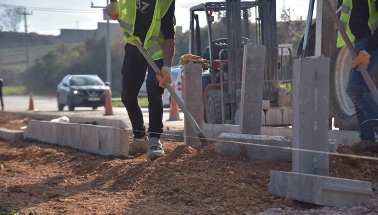 Bilecik’te yıllardır beklenen kaldırım çalışması tamamlandı