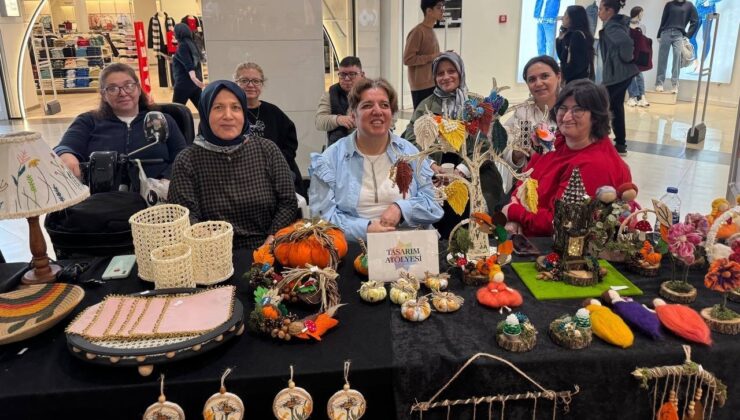 Bu eserlerin hepsi özel gereksinimli bireylerin ellerinden çıktı