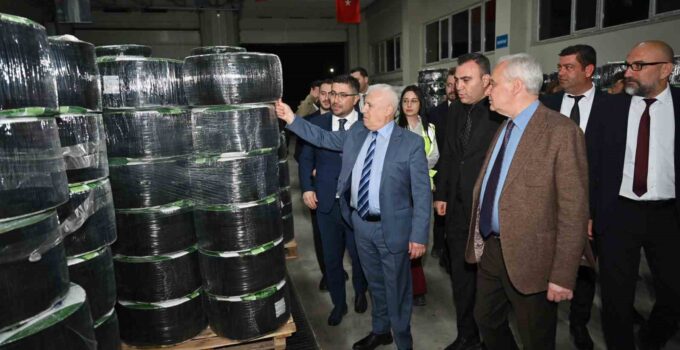 Bursa Büyükşehirden yüzde 50 hibeli sulama borusu desteği