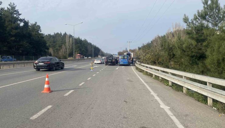 Bursa-Mudanya yolunda bisikletli kazası: 1 kişi yaralandı