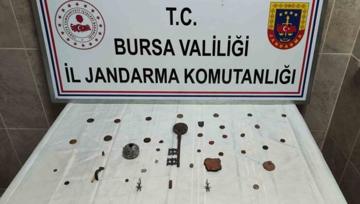 Bursa’da “Anadolu Mirası Operasyonu”: 42 tarihi eser ele geçirildi