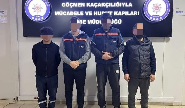 Bursa’da düzensiz göçmen denetimi