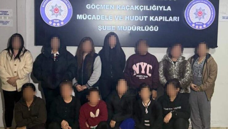 Bursa’da masaj salonlarına eş zamanlı operasyon: 13 kaçak çalışan yakalandı