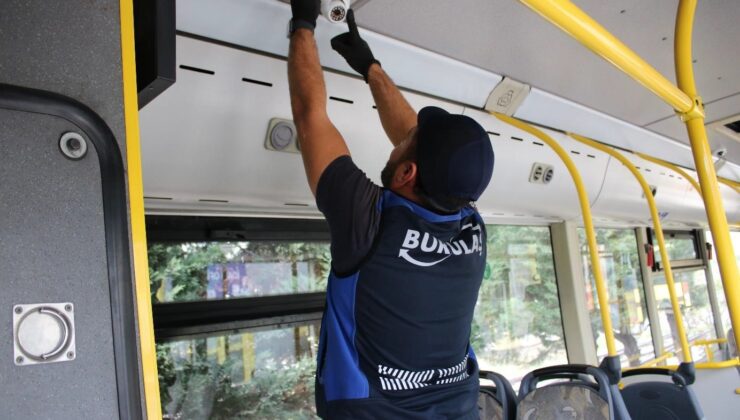 Bursa’da otobüsler daha da güvenli