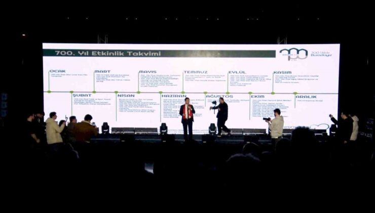 Bursa’nın fethinin 700’üncü yılı etkinlikleri görkemli törenle tanıtıldı