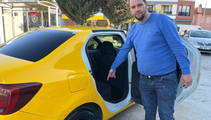 Bursalı taksici yaşlı çiftin araçta unuttuğu 5500 Euro’yu teslim etti