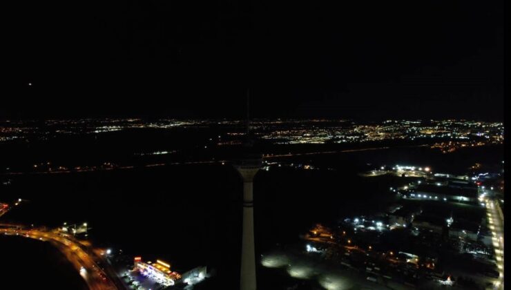 Büyükçekmece Televizyon Kulesi hava trafiği için tehlike saçıyor