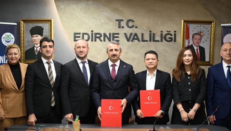 Çinli firma Edirne’de bin 660 kişiye istihdam sağlayacak