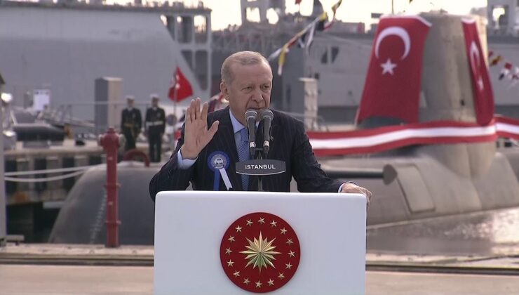 Cumhurbaşkanı Erdoğan: “Dünyada kendi savaş gemisini geliştirip denize indiren 10 ülkeden biri Türkiye’dir”