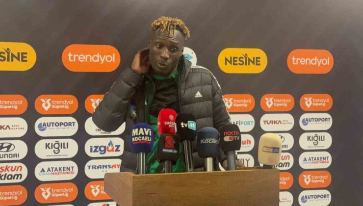 Daniel Agyei: “Yılı galibiyetle kapatmak güzel”