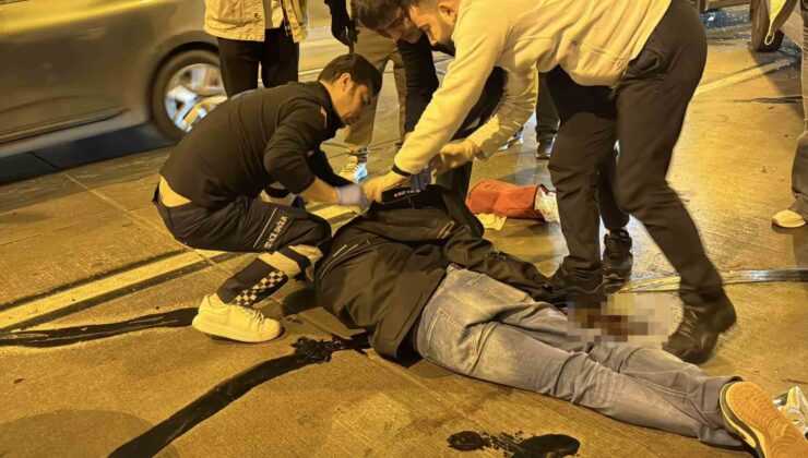 Dolmabahçe – Bomonti tünelinde otomobile çarpan motosikletli ağır yaralandı