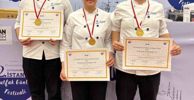 (Düzeltme) ‘BAU Gastronomi’ öğrencilerine 2 altın madalya