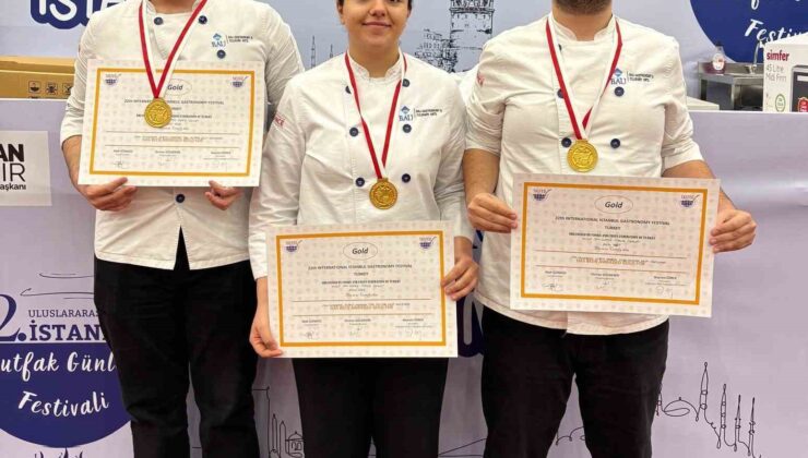 (Düzeltme) ‘BAU Gastronomi’ öğrencilerine 2 altın madalya