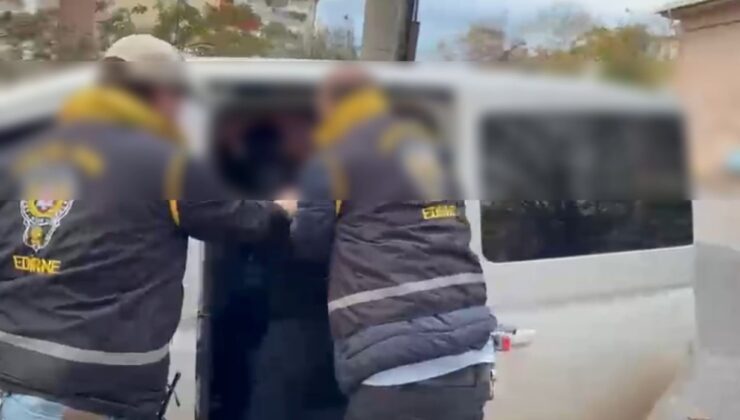 Edirne’de 41 yıl kesinleşmiş hapis cezası bulunan firari operasyonla yakalandı