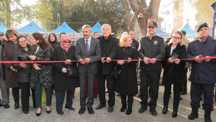 Edirne’de polis eşleri tek yürek oldu, tüm ürünler tükendi