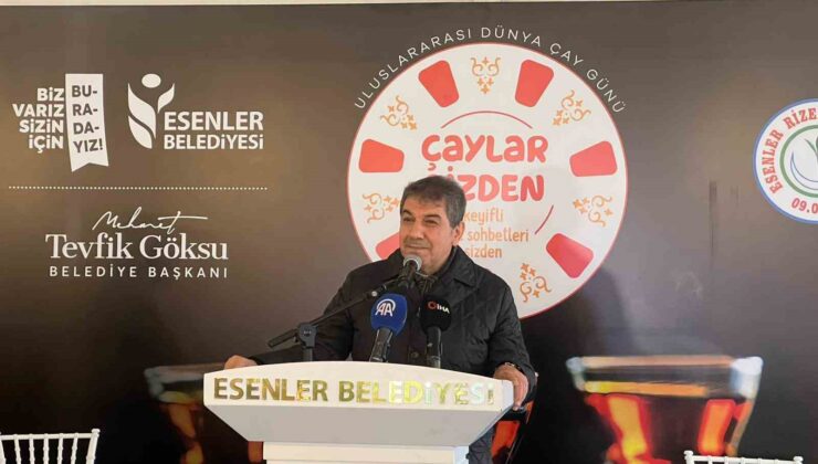 Esenler’de Uluslararası Dünya Çay Günü Coşkusu: Vatandaşlara 55 çeşit çay ikram edildi