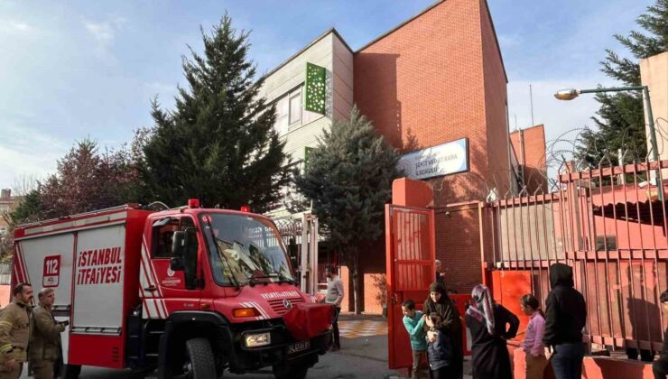 Fatih’teki ilkokulda panik anları, okul boşaltıldı: Gerçek ekipler gelince ortaya çıktı