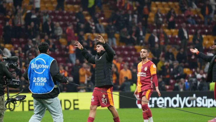 Galatasaray’da maç sonu üçlüsü Arda Ünyay’dan