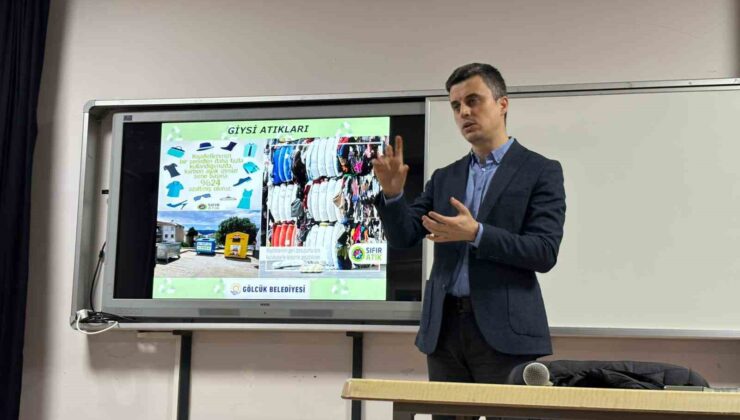 Gölcük’te lise öğrencilerine “sıfır atık” eğitimi