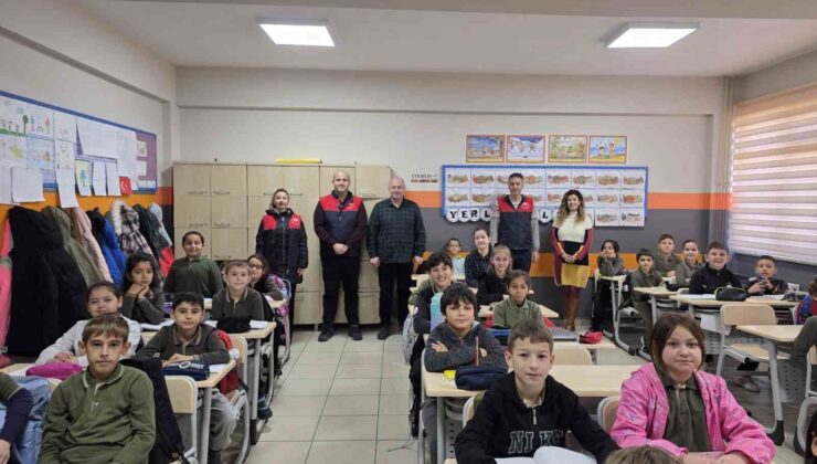 İlkokul öğrencilerine su verimliliği, balığın faydaları ve beslenme eğitimi