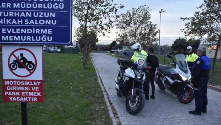 Karacabey Atatürk Kültür Parkı’na motosikletle giriş tamamen yasaklandı