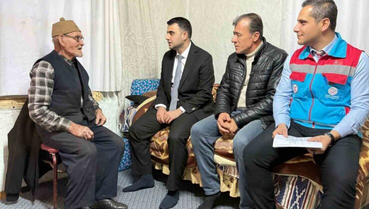 Kaymakam Kılıç vatandaşların kapısını tek tek çaldı