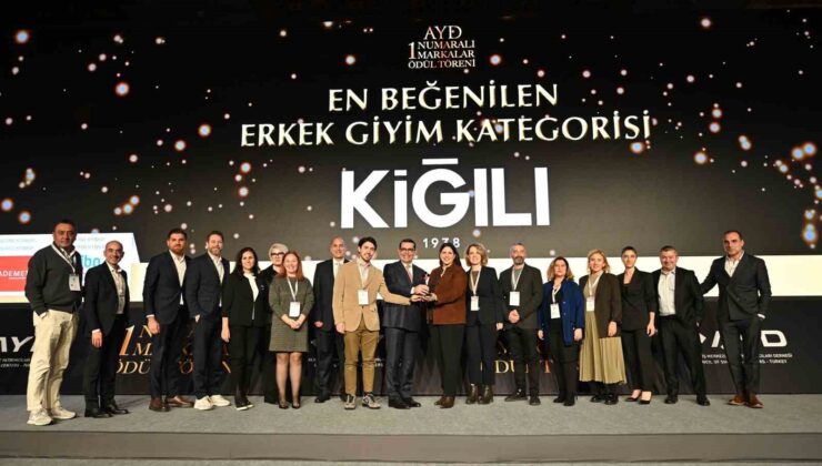 Kiğılı, ‘En Beğenilen Erkek Giyim Markası’ seçildi