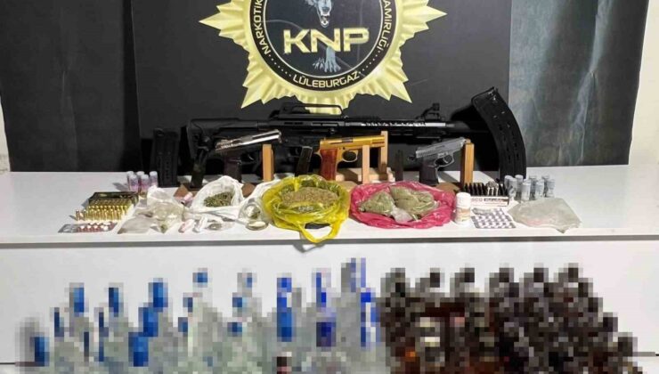 Kırklareli ve Lüleburgaz’da uyuşturucu operasyonları: Çok sayıda madde ele geçirildi, tutuklamalar var