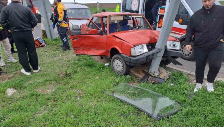 Kırklareli’nde trafik kazası: 1 yaralı