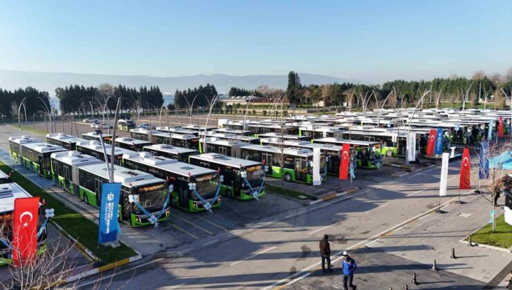 Kocaeli ulaşım filosuna 68 yeni otobüs