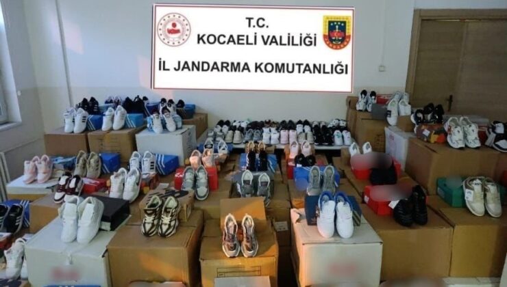 Kocaeli’de sahte ayakkabı operasyonu