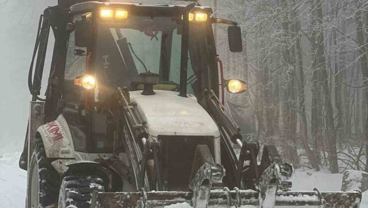 Kocaeli’de yüksek kesimlerde kesintisiz kış mesaisi başladı