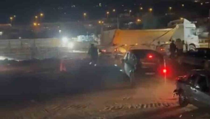 Öfkelenen sürücü ortalığı birbirine kattı