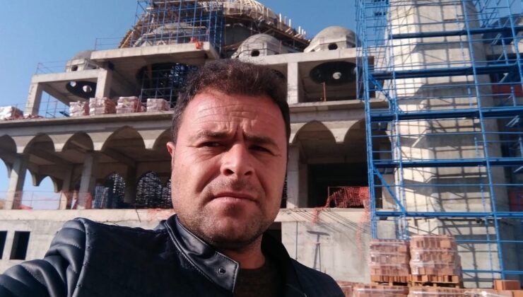 Ravza Camii yapımında iskeleden düşen işçi hayatını kaybetti