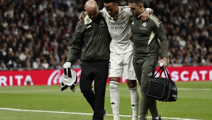 Real Madrid’de Eder Militao, 4 ay sahalardan uzak kalacak