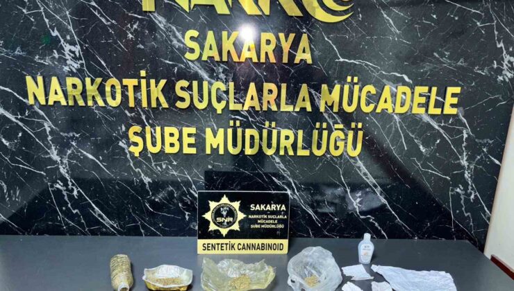Sakarya’da 3 ayrı uyuşturucu operasyonu: 2 tutuklama
