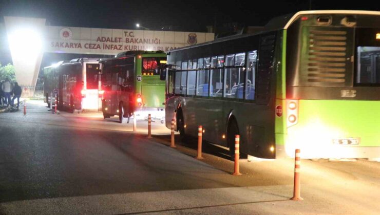 Sakarya’da cezaevlerinden tahliyeler başladı