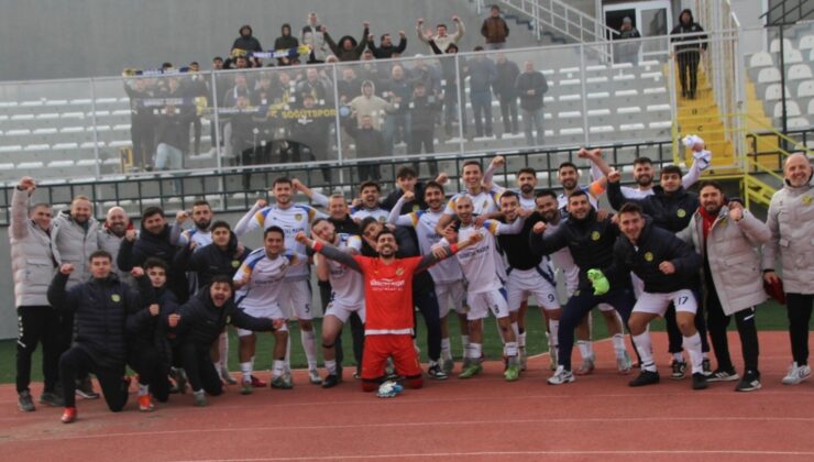 Söğütspor zorlu maçı kazanmasını bildi