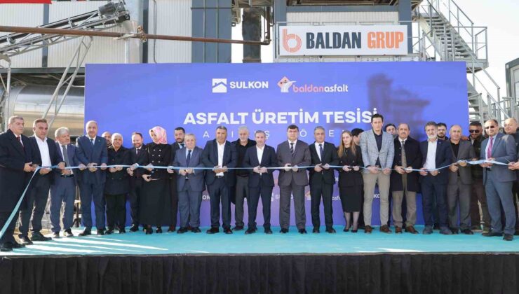 Sultanbeyli’de asfalt üretim tesisi açıldı