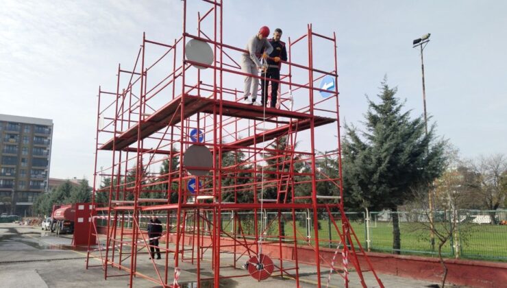 Survivor değil zabıta mülakatı: Zabıta adayları zorlu parkurlarda yarıştı