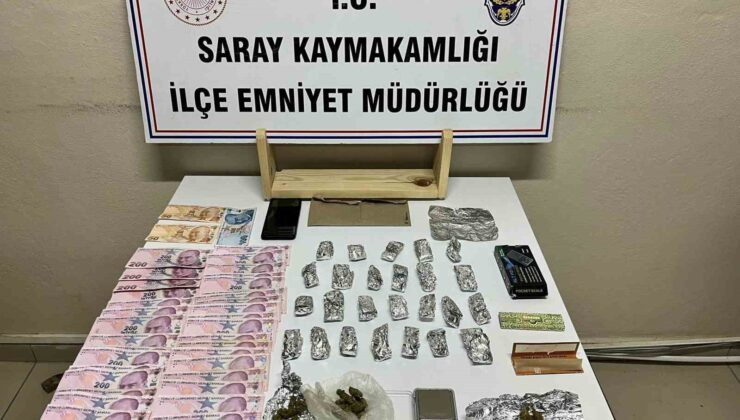 Tekirdağ polisi uyuşturucu ticaretine bir darbe daha indirdi