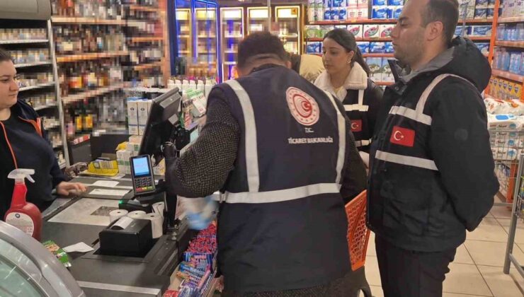 Tekirdağ’da marketlere denetim